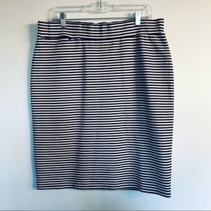 NWOT Toad & Co Striped Spandex Skirt